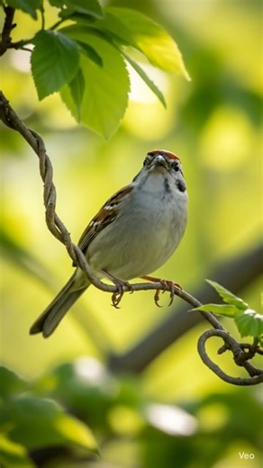 Chipping Sparrow’s Sweet Spring Song 🐦🌿