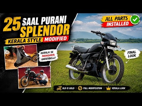 Before vs After | Kerala Style Splendor 🔥