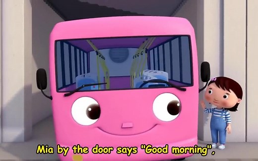 英语儿歌 经典歌谣 Wheels On The Bus Carwash Song