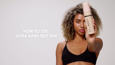 Bali Body Ultra Dark Self-Tanning Mousse + Mitt Bundle | Deep Looking Perfect Bronzed Shade | Streak-Free Green Based Tinted Self-Tanner + Reusable Stain-Free Tan Applicator | Vegan, Cruelty Free