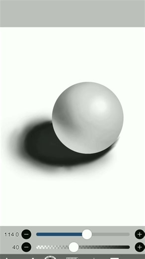 How to Draw a Realistic Sphere#3dart #digitalart