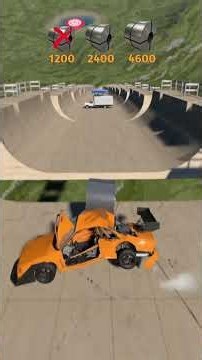 Steel Coil vs cars Beamng drive | 1200 Ton | 2400 Ton | 4600 Ton