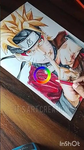 From Colors to Masterpieces 🎨 | Color Wheel Trend #art #anime #drawing #trending