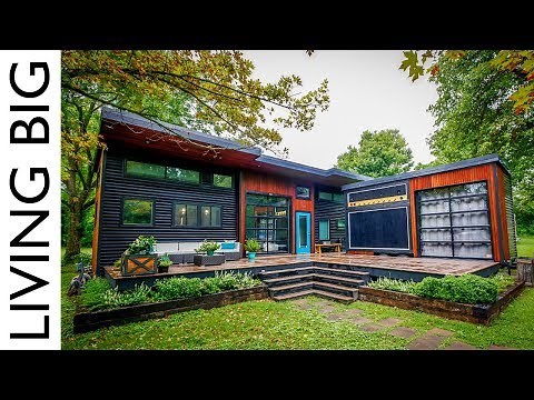 Musician's Incredible Modern Tiny House & Mobile Music Studio