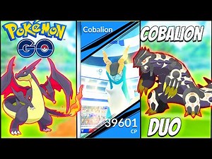 How to duo Cobalion the right way with lvl 40 mons ( No WB) || Pokemon go ||