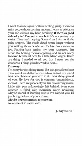 8.5M views · 37K reactions | For those still grieving, knowing they always will be.... Poem from The Kindred Project: Vol. II. J. Raymond #jraymond #griefjourney #griefandloss #lossofalovedone | J. Raymond | Facebook