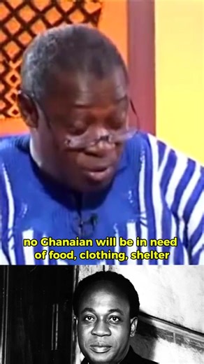 “By the end of this development plan, no Ghanaian will be in need food, clothing and shelter, health and education.” Prof. Akosa quotes the 7- year Development Plan. 🎥Talking Africa. Ghana is Beautiful ❤️ #ghanaisbeautiful | Ghana is Beautiful