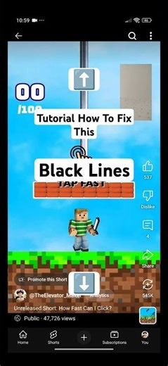 #tutorial How To Fix Your Shorts Not Full Screen