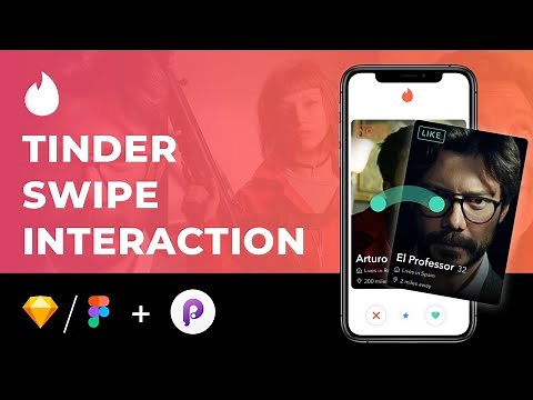 How to build Tinder swipe interaction prototype