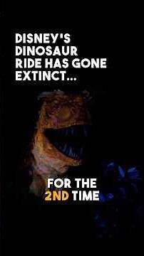 How Disney’s Dinosaur ride went extinct twice 🦖 #disneyworld