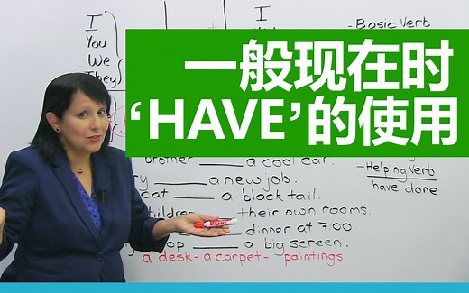 一般现在时 Have 的使用