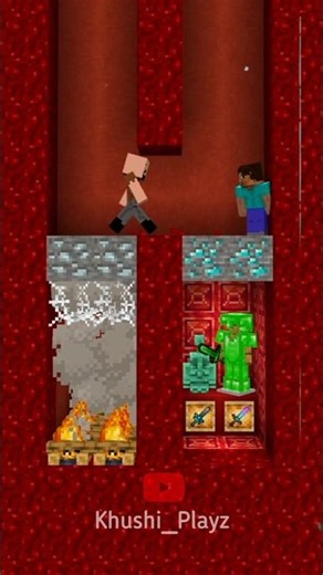 HELP Herobrine To Win Diamonds From Notch #minecraft #shorts