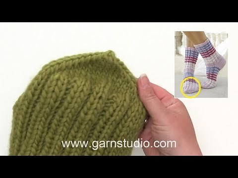 How to decrease to a toe in a sock.