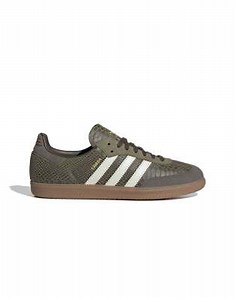 adidas Originals Samba OG sneakers in khaki croc | ASOS