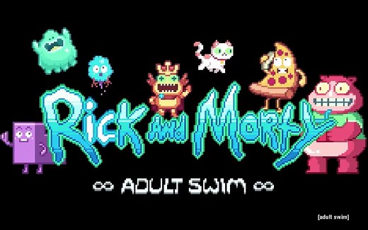 Rick and Morty【瑞克和莫蒂】官方 8-Bit 风格片头