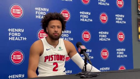 Cade Cunningham explains why he rewatched Pistons-Knicks playoff series 'a lot'