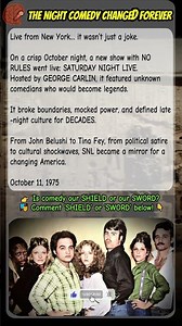 SNL Premieres 🎤 | The Night Comedy Changed Forever | October 11, 1975
