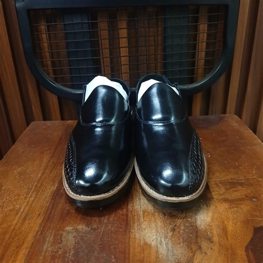 Black Leather Slip-on Shoes for Men| Handmade Formal Loafers| Premium Dress Shoes| Office & Wedding Footwear| Minimalist Classic Style - Etsy