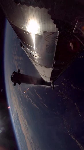 SpaceX & Space News on Instagram: "Super Heavy hot-staging and boostback burn! Credit @spacex #spacex #statship #launch #texas"