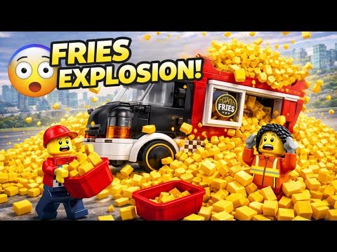 LEGO City Fries Food Truck 60488 | More Fries Explosions At The End | 2026 New