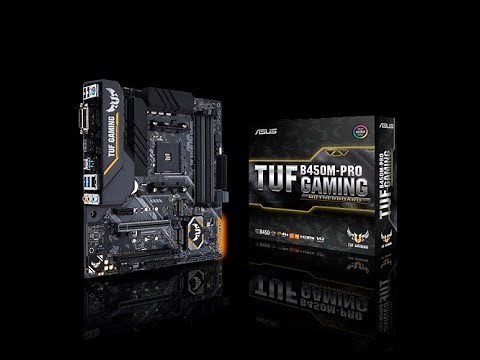 ASUS TUF B450M-PRO GAMING Motherboard Unboxing and Overview