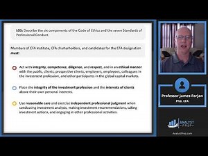Code of Ethics and Standards of Professional Conduct (2025 Level II CFA® Exam –Ethics–Module 1)