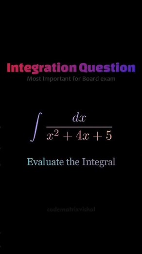 Can You Solve This Integral Calculus Challenge for Smart Students #integral #maths #mathematics