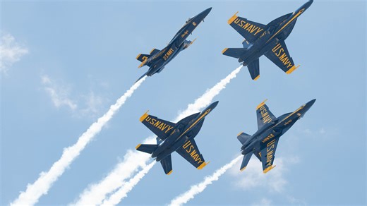 Showers and storms could threaten the Blue Angels Key West air show. What to know