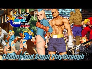 Capcom vs. SNK PRO (Dreamcast) - Cammy and Sagat Arcade Playthrough