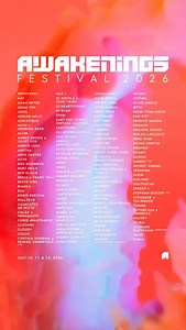 🔥 AWAKENINGS FESTIVAL 2026 FULL LINEUP 🔥 | Awakenings
