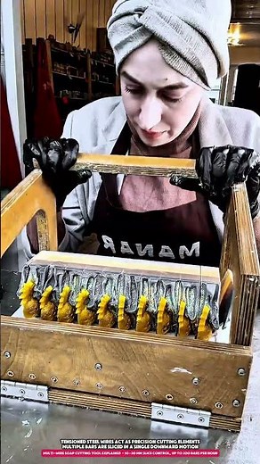 Multi-Wire Soap Cutting Tool Explained - 10–20 mm Slice Control, Up to 200 Bars per Hour