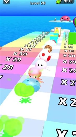 Two Level Complete 20&21 Slime Run Race Running Games || Frolic Games Studio ||