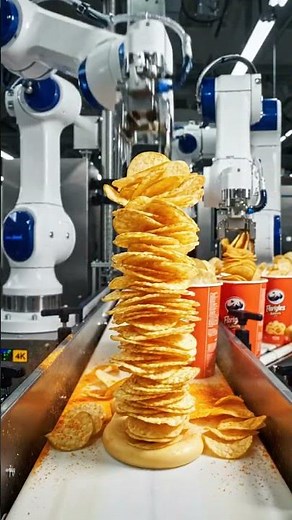 Inside America’s Pringles Factory | Satisfying Chip Production
