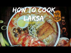 How to cook laksa singapore style