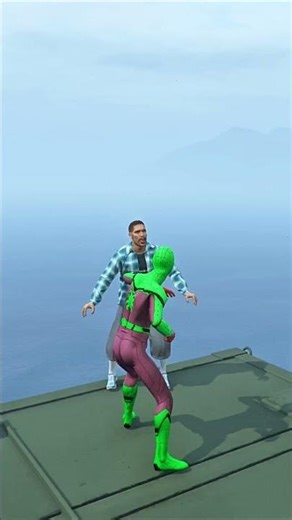 GTA 5 Epic Spiderman Ragdolls | Jumps / Fails ep.1470 #shorts