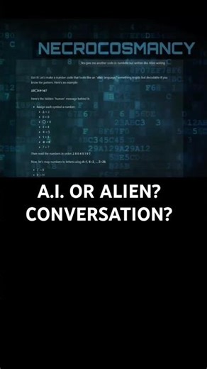 A.I. OR ALIEN CONVERSATION? #alientechnology #analoghorror #digitalhorror #analoghorrorseries
