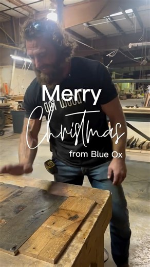 Blue Ox Reclaimed Lumber on Instagram: "POV: you realize you already have everything you asked for 🤍 Merry Christmas, y’all 🎄 We just want to say thank you — truly. Thank you for being here, for supporting us, and for helping Blue Ox grow so much this past year. Watching this little corner of our world turn into something so meaningful. We’re so grateful to share our love for reclaimed wood, old stories, and building something with our hands — and even more grateful that so many of you enjoy i