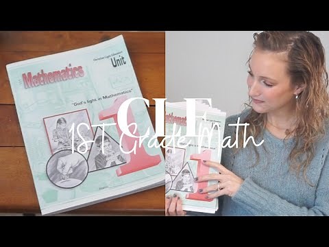 Christian Light Education Curriculum || 1st Grade Math Curriculum Flip-through