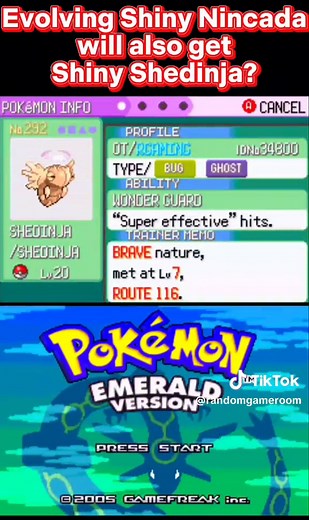 How to Evolve Shiny Nincada into Shedinja in Pokémon