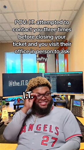 The I.T. Gamer on Instagram: "What can you say? 🙂‍↔️ #technology #helpdesk #techsupport tech techtok"