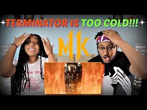 Mortal Kombat 11 "Terminator T-800 Gameplay" REACTION!!!