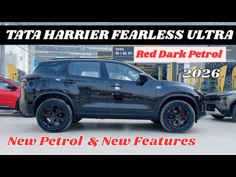 New Tata Harrier Fearless Ultra Red Dark Edition AT | Tata Harrier Top Model 2026 | Harrier Red Dark