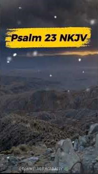 Psalm 23 \\ The LORD is your SHEPHERD