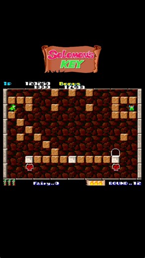 Solomon's KEY 12 – Classic Arcade Gameplay#shorts