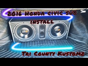 What Your Honda Civic Sound System Is REALLY Missing