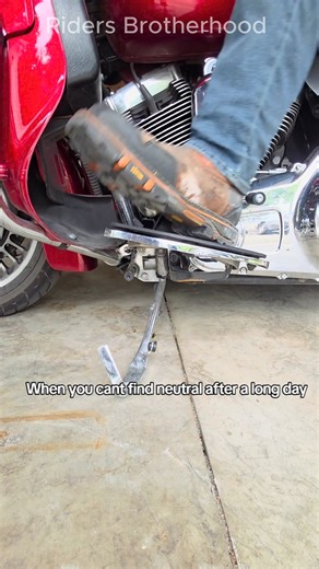 601K views · 3.7K reactions | When you can't find neutral after a long day. #harleydavidson #bikers #motorcycle #reelschallenge | Riders Brotherhood | Facebook