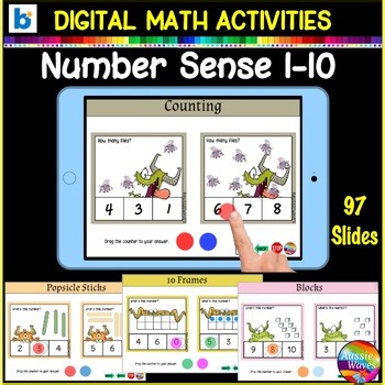 Counting Numbers 0-10 Digital Activities