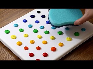 Singing Bird Acrylic Painting For Beginners on Canvas #995｜Easy Painting ASMR｜Oddly Satisfying