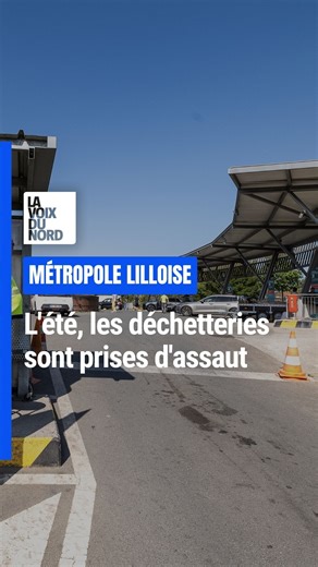Prises d’assaut par les usagers, les déchetteries de la métropole lilloise tournent à plein régime l’été. On en a profité pour y faire un saut, et partir à la pêche aux chiffres. | La Voix du Nord Lille Métropole