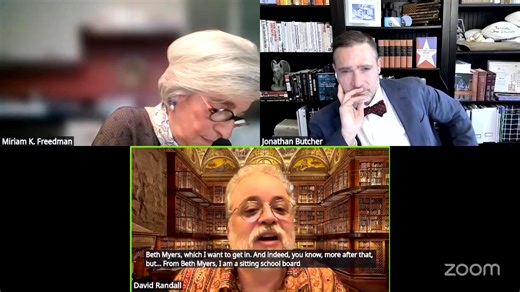 "Districts are often not addressing these behavioral issues because they say they do not want to be sued." David Randall of NAS, Jonathan Butcher, and Miriam K. Freedman take questions on the state of American special education in the NAS-hosted webinar last week. Watch the full webinar: https://www.youtube.com/watch?v=TDJXZ0zWANI | National Association of Scholars
